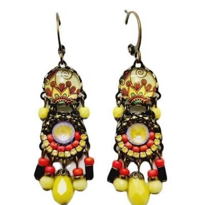 SUNFLOWER EARRINGS.1