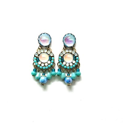 TURQUISE crystal earrings