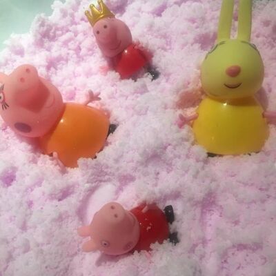 Peppa pig hidden toy surprise bath bomb