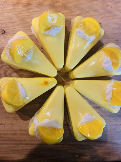 lemon soap slice