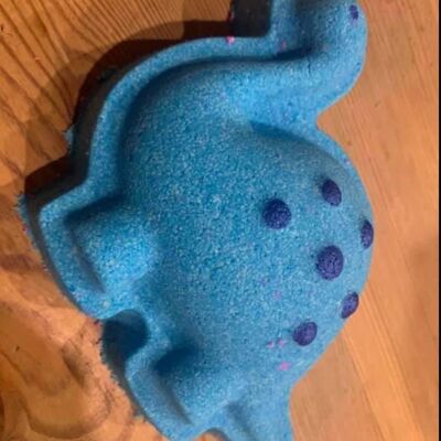 Dinky Dino bath bomb Blue