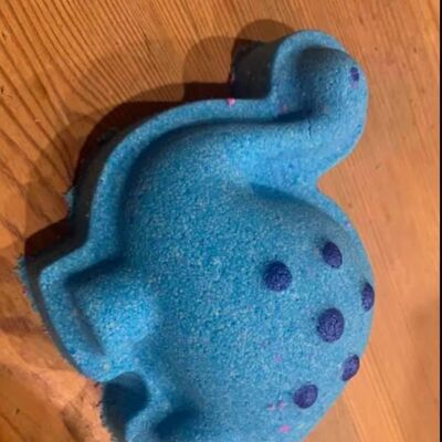 Dinky Dino bath bomb Blue