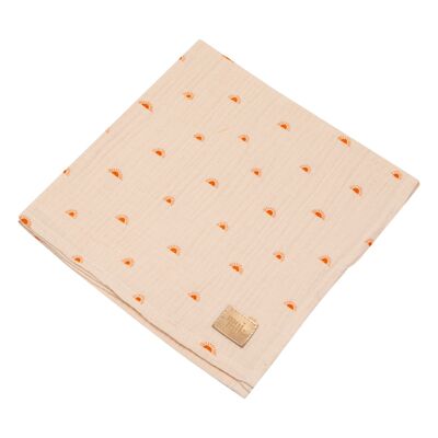 Set of 2 muslin nappies "Sunrise"