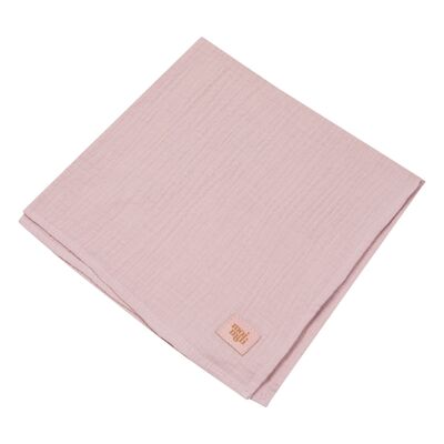 Set of 2 muslin nappies  "Baby pink"