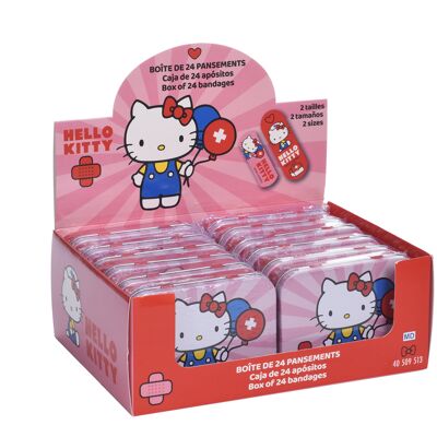 boite en métal 24 pansements Hello Kitty