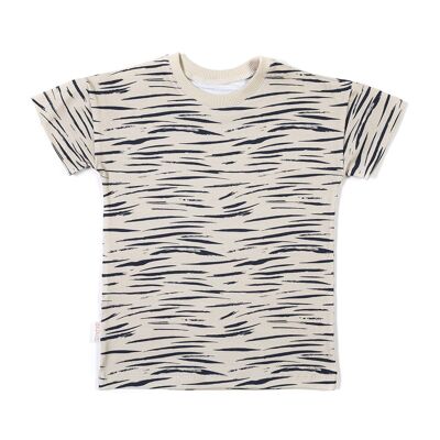 T-shirt a righe tigre