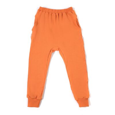 Jogging avec poches orange