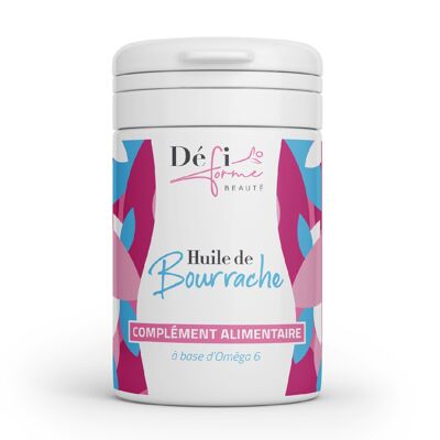 Complément Alimentaire Huile de bourrache - 50 capsules