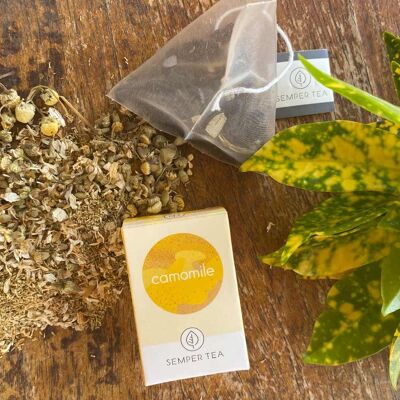 MANZANILLA Té de hierbas de manzanilla orgánico I Pyramid Tea