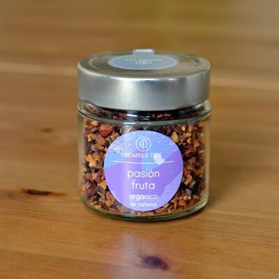 FRUIT PASSION aus Bio-Früchten I Té de hoja en tarro de cristal