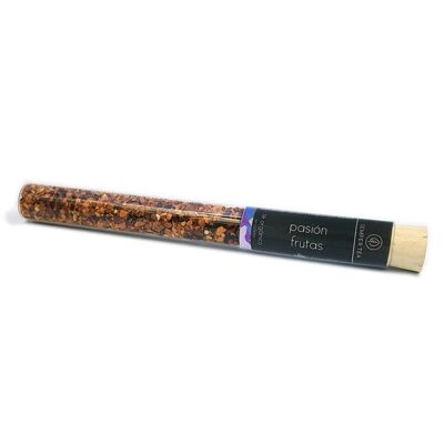 FRUIT PASSION té de frutas orgánicas I Té de hoja en tubo de vidrio