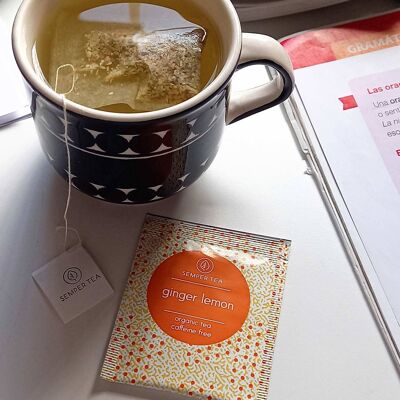 GINGER LEMON té de hierbas jengibre limón | bolsa de té