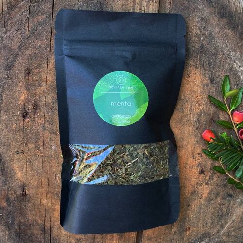 Té de hierbas orgánico MINT I Té de hojas sueltas en bolsita