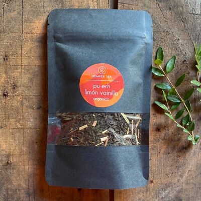 Té biologique PU-ERH LIMÓN VAINILLA I Té de hojas sueltas en bolsita