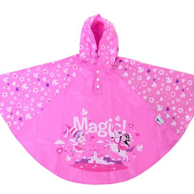 Bugzz at Soake Kids PVC Rain Poncho Unicorn (confezione da 6) SPONUNI