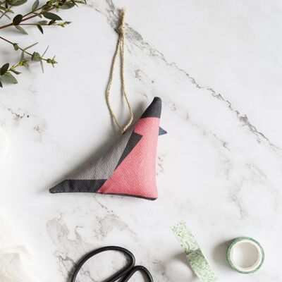 Hanging Bird Decoration - Bullfinch