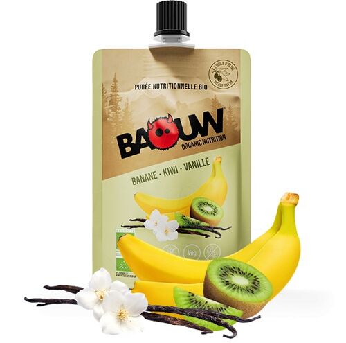 Purée nutritionnelle Baouw Banane-Kiwi-Vanille