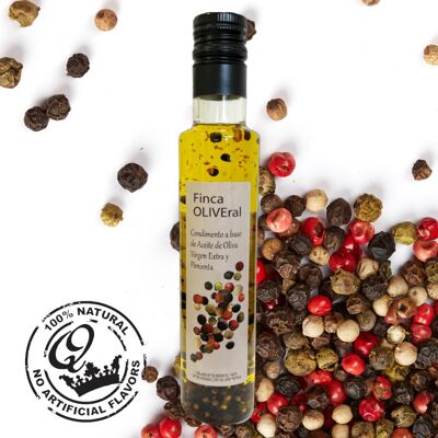 CONDIMENT BASED ON EXTRA VIRGIN OLIVE OIL AND PEPPER