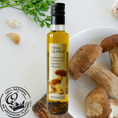 CONDIMENT BASED ON EXTRA VIRGIN OLIVE OIL AND BOLETUS