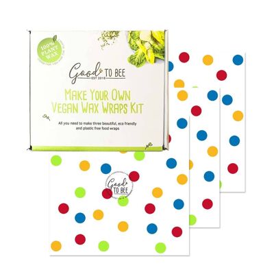 Make Your Own Vegan Wax Wraps Kit - Confetti
