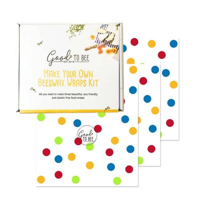 Make Your Own Beeswax Wraps Kit - Confetti