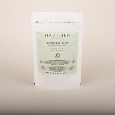 Bath Salts Citrus Rose 100g Pouch - Uplift & Restore