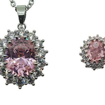 Jewelery set Regina Pink