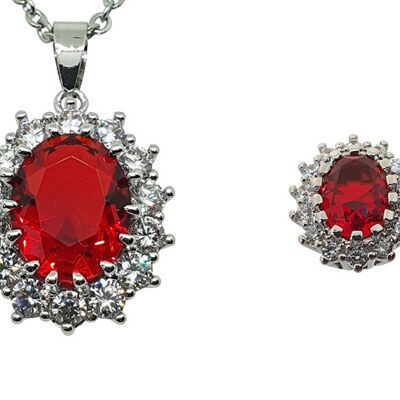 Jewelry Set Regina Red