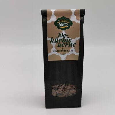 Graines de courge bio au chocolat au lait