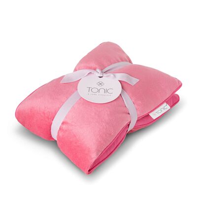 Tonic Luxe Velvet Heat Pillow Coral