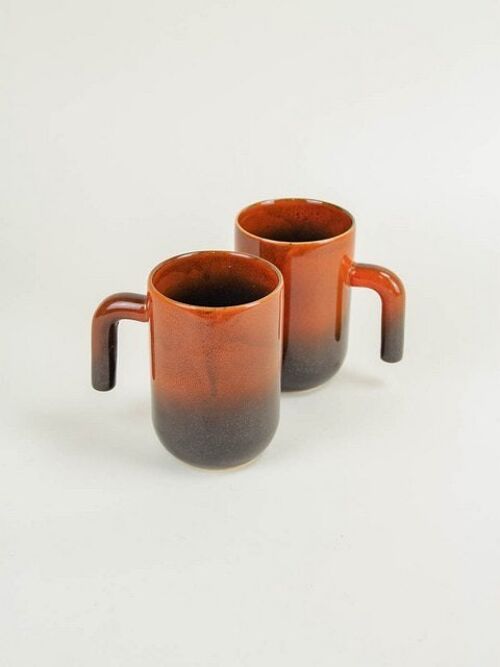 Set de 2 mugs Hoa Bien rouge