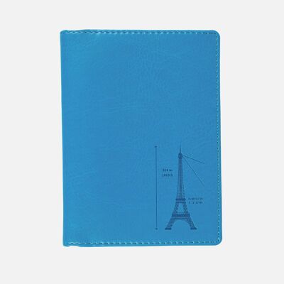 Funda para pasaporte azul Torre Eiffel Elegance (juego de 3)