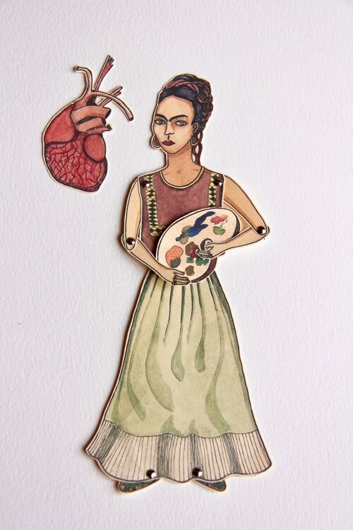 Marionnette Frida Coeur