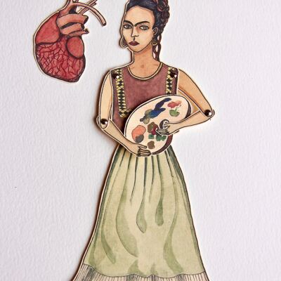 Marionnette Frida Coeur