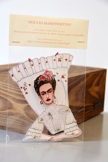 Marionnette Frida blanche 3