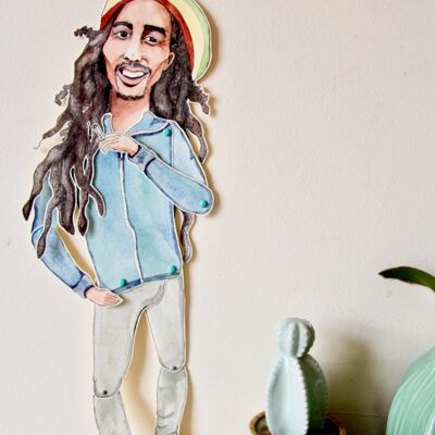 Marionnette Bob Marley