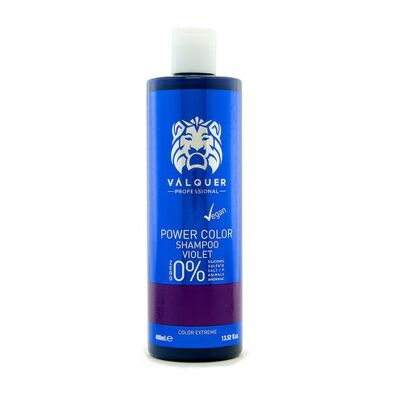 Valquer champu power color azul 400 ml