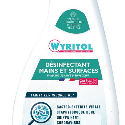 Wyritol spray désinfectant mains et surfaces-750 ml