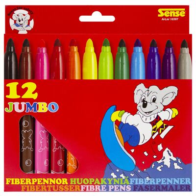 PENNA IN FIBRA JUMBO 12-P