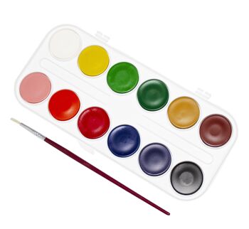 COFFRET AQUARELLE 12-P COULEURS DE BASE 2