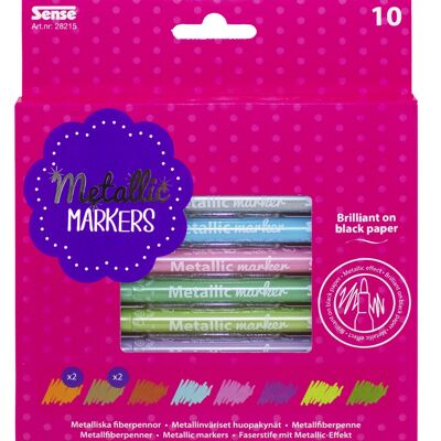 METALLIC MARKERS 10-P