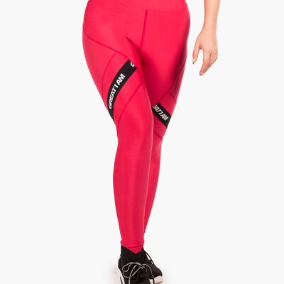 Legging Vita Alta Elevate Rosa