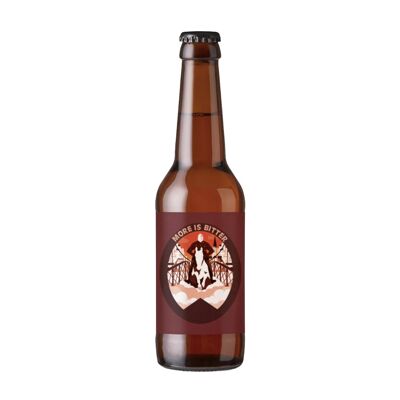 MORE IS BITTER
"Amber" beer Bitter-33CL