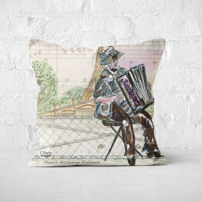 French Accordion Ambience Cushion