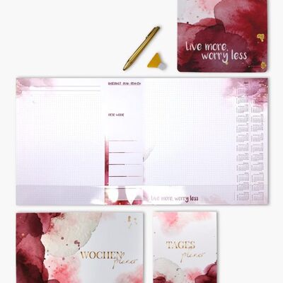 PREMIUM-Package »Aquarell Rosé« Linkshänder 2022/2023