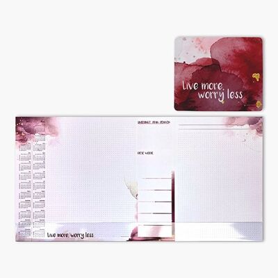 Set - Office Tools »Aquarell Rosé« 2022/2023