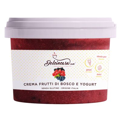 Crema spalmabile ai Frutti di Bosco e Yogurt - 500g