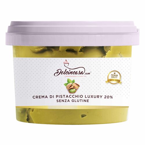 Crema spalmabile al Pistacchio Luxury 20% di Pistacchi - 500g
