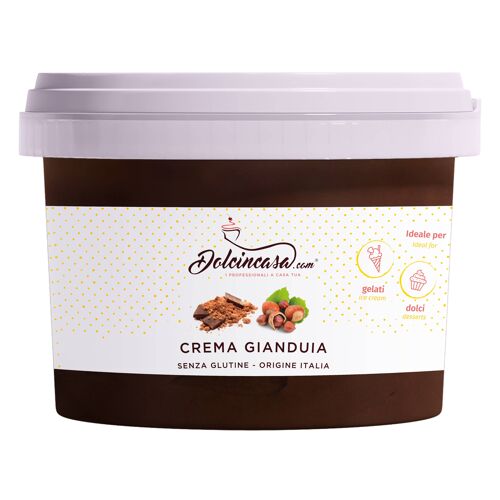 Crema spalmabile alle Nocciole (Gianduia) - 500g