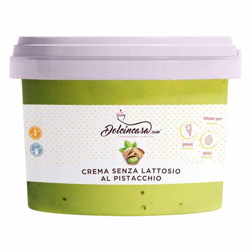 Crema Senza Lattosio Pistacchio 500 GR